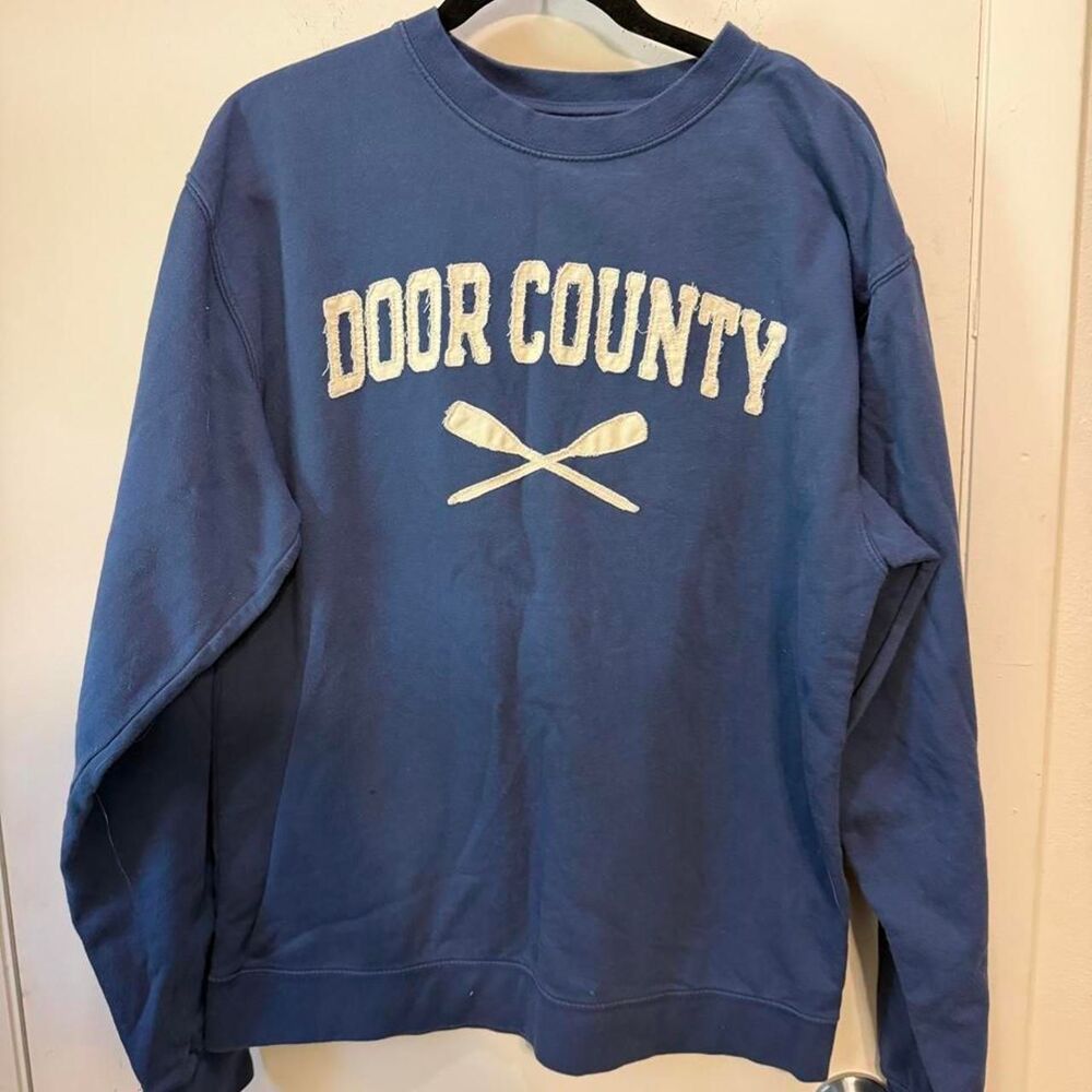 Women's Blue and Navy Sweatshirt